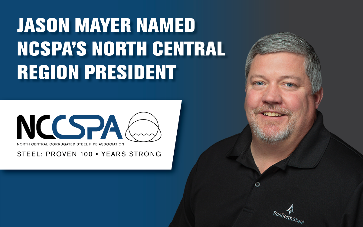 Jason Mayer headshot and text reading "Jason Mayer Named NCSPA's North Central Region President" along with NCCSPA logo