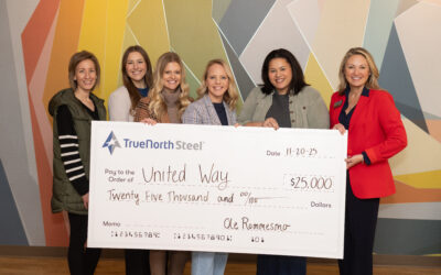 Forged in Community: TrueNorth Steel Employees Unite to Donate $25,000 to the United Way